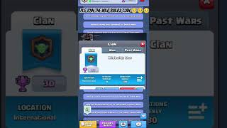 MY CLASH ROYALE CLAN WAS SABOTAGED 🥺🥺🥺 shorts clashroyale [upl. by Frederico36]