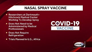 Nasal spray COVID19 vaccine to be developed in part by DHMC researchers [upl. by Publius]