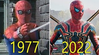 EVOLUCIÓN de SpiderMan en las Películas  Curiosidades 1977  2022 [upl. by Sitruk]