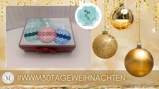 WWM30TAGEWEIHNACHTENPralinenboxHang An Ornament StampinUp [upl. by Grete880]