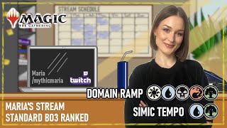 MTGA STANDARD ft Domain Ramp and Simic Tempo [upl. by Reyem]