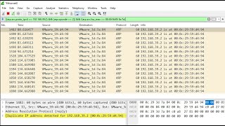 Wireshark MITM ARP Poison Attack  Filter [upl. by Atalanti]