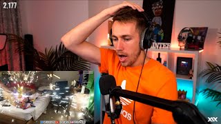 Miniminter Reacts To IShowSpeed Setting Off Fireworks In His Room 😲 [upl. by Beaufort]