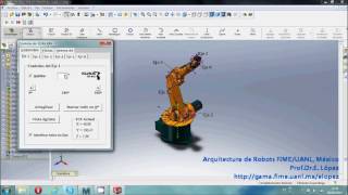 Arquitectura de robots con SolidWorks [upl. by Randene]