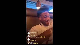 shamar on IG livestream December 2023 [upl. by Eeldivad]