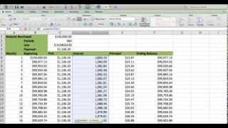 How to build an Amortization table in EXCEL Fast and easy Less than 5 minutes [upl. by Senoj976]