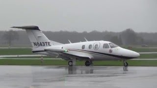 Landing N843TE Eclipse EA500 Iron Maiden at Teuge Airport [upl. by Bernie]