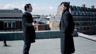 Rooftop Showdown  The Reichenbach Fall  Sherlock [upl. by Bergman]