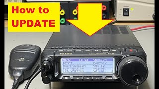 TA0332 Yaesu FT891 How to Update Firmware  2023 [upl. by Eanert]