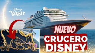 🚢 ¡Así será el nuevo crucero DISNEY WISH 😮 El barco MÁS TEMÁTICO de Disney Cruise Line ⚓ [upl. by Ignacio]