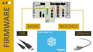 Automate M340  Mettre à jour le firmware avec Unity Loader 🔌 [upl. by Dempster]