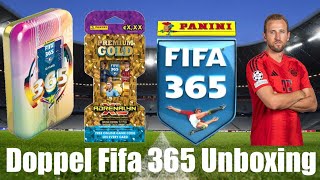 Panini FIFA 365 Adrenalyn XL 2025 Pocket Tin aus den 🇳🇱 und Premium Gold Pack Unboxing🥰 [upl. by Peter]