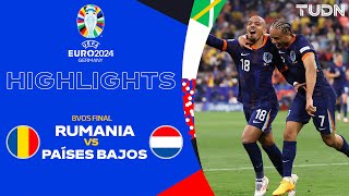 HIGHLIGHTS  Rumania vs Países Bajos  UEFA EURO 2024  8vos  TUDN [upl. by Spense]