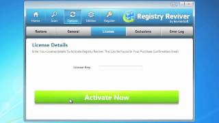 ReviverSoft How to Activate Registry Reviver [upl. by Irbua]