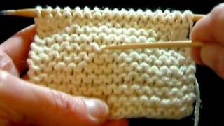 Tuto Tricot Compter mailles et rangs sur du point mousse [upl. by Olathe]