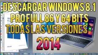 Como Descargar Windows 81 Pro Final Full  32 amp 64 Bits En Español  Activador 1 Link MEGA [upl. by Mcdonald990]