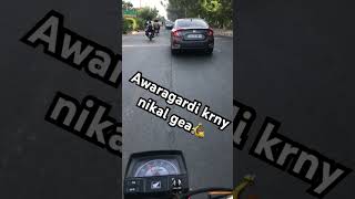 Aawaragardi krne nikl gea🥰🥰Bike ly k chly gea🛵shorts trending ytshorts [upl. by Anerok]