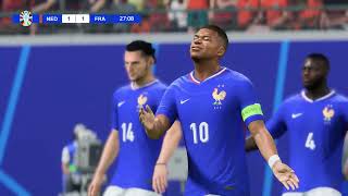 France Vs Netherland Group Stage EURO 24  KMbappe Vs VVan Dijk  FC24 [upl. by Ayrolg414]