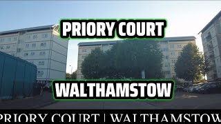 WALTHAMSTOW PRIORY COURT ESTATE  LONDON UK drill hood vlog blogger ukdrill [upl. by Ihcehcu]