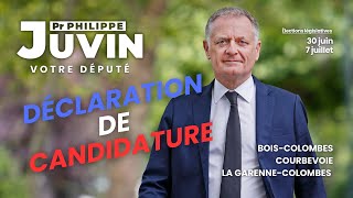 Clip de campagne de Philippe Juvin  Législatives 2024  3ème circonscription des HautsdeSeine [upl. by Refanej]