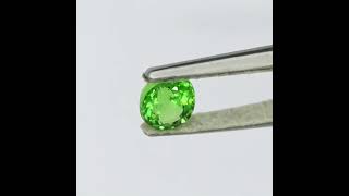 Tsavorite  069 ct gemstone tsavorite [upl. by Thurmond52]