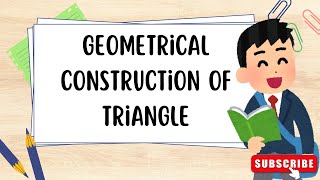 Geometrical Construction Of Triangle [upl. by Aerol]