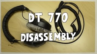 How to disassemble Beyerdynamic DT770 headphones [upl. by Ferneau]