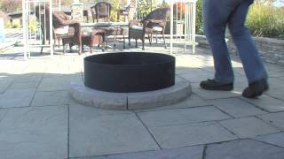 HOW TO INSTALL A LEDGESTONE FIREPIT [upl. by Peers]