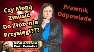 Przysięga Wojskowa Powołania Na Szkolenia Jak Się Bronić Prawnik Katarzyna TarnawaGwóźdź [upl. by Kenley631]