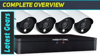 Night Owl CCTV Video Home Security Camera System Best Wired Cameras with Human Detection amp [upl. by Anilac]