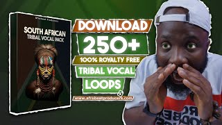 Download 250 South African Tribal Vocals 100 Royalty Free  African Loops Percussion Kit Pack [upl. by Dniren202]