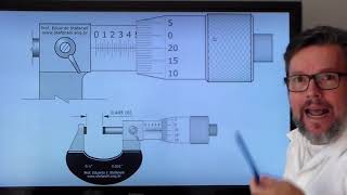 Leitura de micrômetro 0001quot [upl. by Sum132]