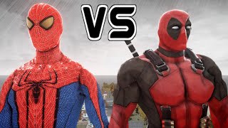 Spider Man vs Deadpool WWE 2K24 [upl. by Korry]