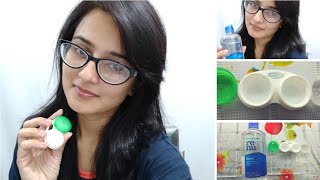 HOW TO PUT amp REMOVE CONTACT LENSES  Tips on How to Store Contact Lenses  SWATI BHAMBRA [upl. by Genisia]