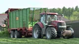 1 Schnitt 2014  geballte Power mit Fendt John Deere und Case auf dem Friedrichshof [upl. by Shelagh]