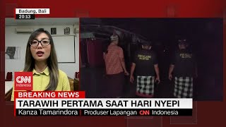 Salat Tarawih Pertama Saat Hari Raya Nyepi di Bali [upl. by Yran]