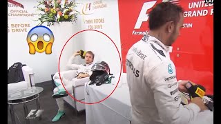 HD Rosberg throws a cap in the hamilton head [upl. by Akimert130]