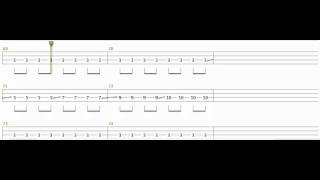 Poison  Talk Dirty To Me Guitar TAB BAJOmp4 [upl. by Florenza834]