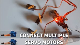 Arduino How to Connect Multiple Servo Motors  PCA9685 Tutorial [upl. by Zed]