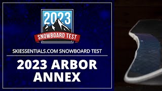 2023 Arbor Annex Camber  SkiEssentialscom Snowboard Test [upl. by Aihseym394]