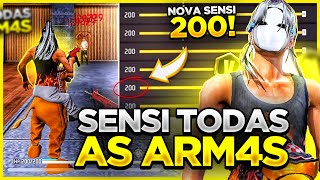 SAIU a MELHOR SENSIBILIDADE COM e SEM DPI para SUBIR CAPA na NOVA ATUALIZAÇÃO do FREE FIRE 🔥  DPI [upl. by Hester]