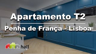 Apartamento T2 remodelado com Logradouro na Penha de França [upl. by Eustashe540]