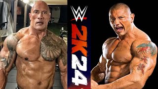 FULL MATCH  Batista vs The rock Batista Spinbuster The rock [upl. by Adnahs728]