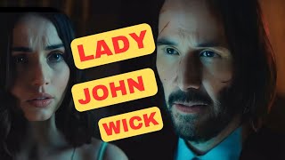 Ballerina  A John Wick Spinoff TRAILER REVIEW IN HINDI [upl. by Venator]