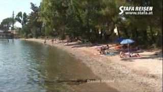 STAFA REISEN Video Dassia Strand Korfu [upl. by Eitnom]