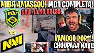 MIBR É ABSURDAAA POR🔥 MIBR vs NAVI MD1 COMPLETA  Perfect World Shanghai Major 2024 [upl. by Truman]