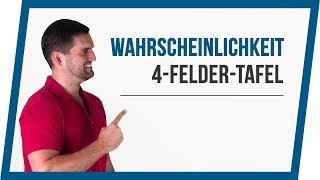 Wahrscheinlichkeit mit Bedingung 4 Felder Tafel und Co  Mathe by Daniel Jung [upl. by Atterol872]