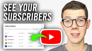 How To See Your Subscribers On YouTube  Full Guide [upl. by Odnomar]