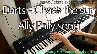 Darts song  Chase the sun  PDC music Ally Pally  Piano [upl. by Gilud]