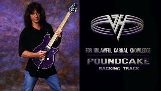 Van Halen  Poundcake  Guitar Backing Track with Vocals [upl. by Anairdna]